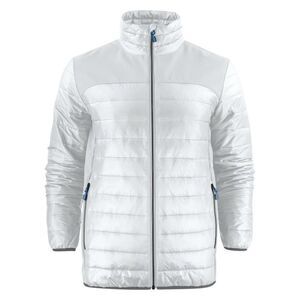 Printer Mens Expedition Padded Jacket / White
